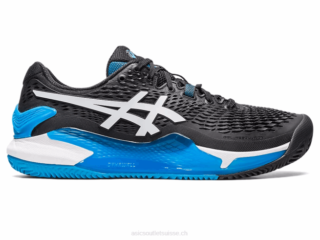 gel-résolution 9 argile noir blanc Asics L6N0K405