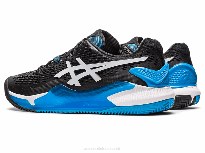 gel-résolution 9 argile noir blanc Asics L6N0K405