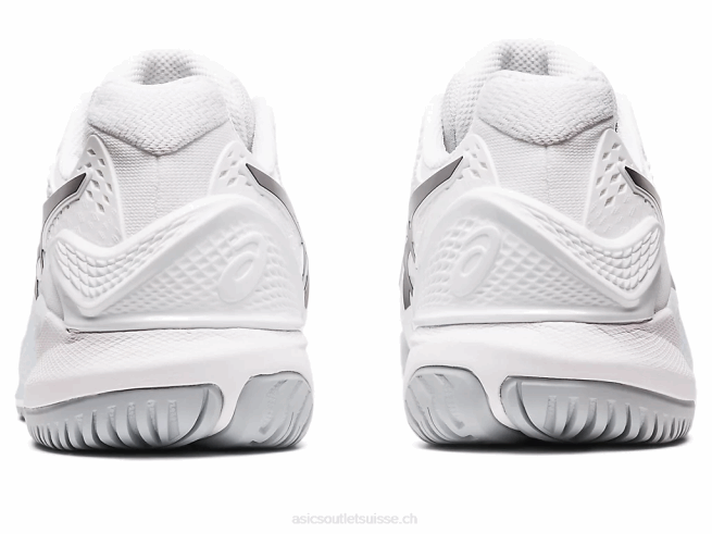 gel-résolution 9 blanc noir Asics L6N0K354
