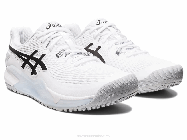 gel-résolution 9 oc blanc noir Asics L6N0K507