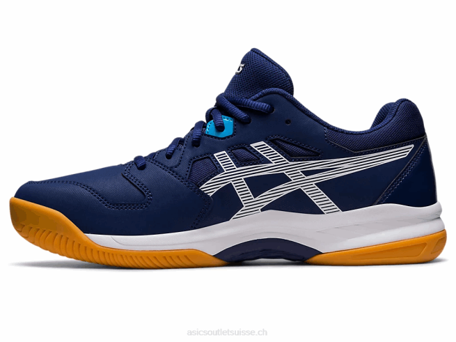 gel-renma bleu indigo/blanc Asics L6N0K378