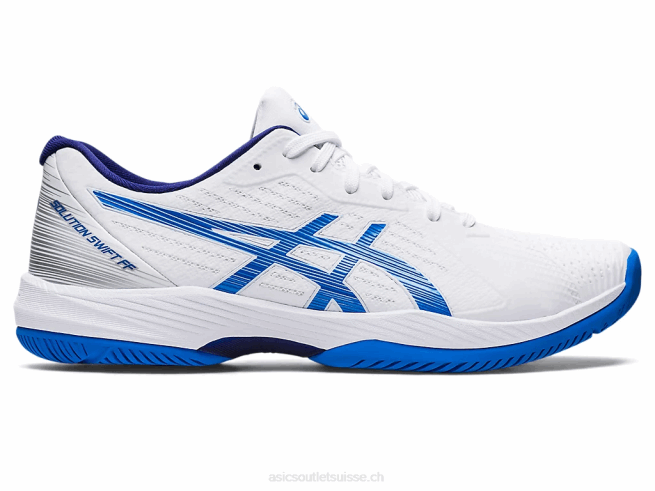 solution rapide ff blanc/bleu électrique Asics L6N0K1130