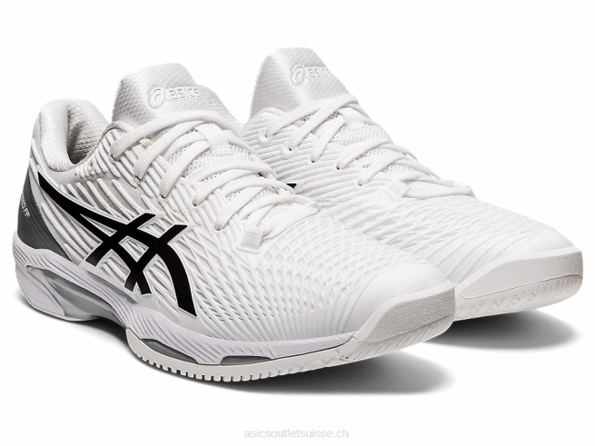 vitesse de solution ff 2 blanc noir Asics L6N0K590