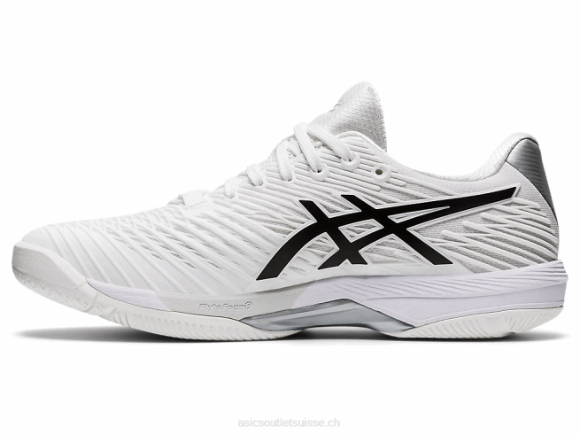 vitesse de solution ff 2 blanc noir Asics L6N0K590