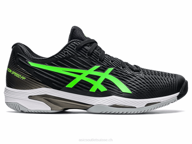 vitesse de solution ff 2 gecko noir/vert Asics L6N0K1541