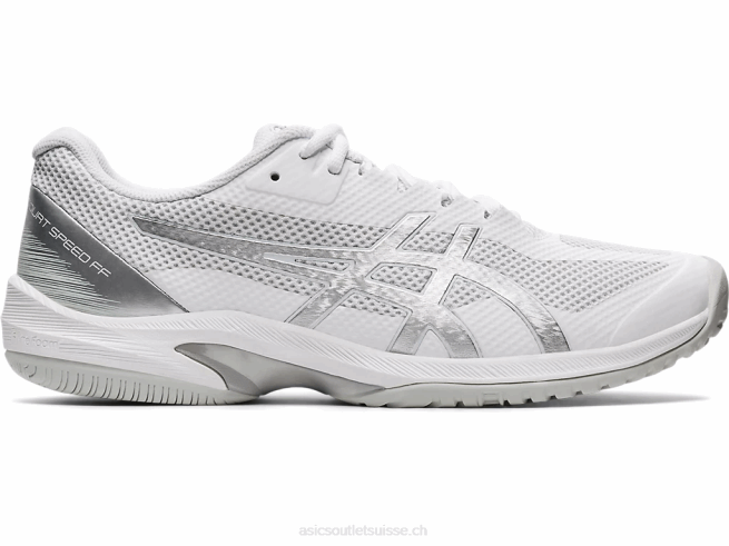 vitesse du tribunal ff blanc/argent pur Asics L6N0K2009