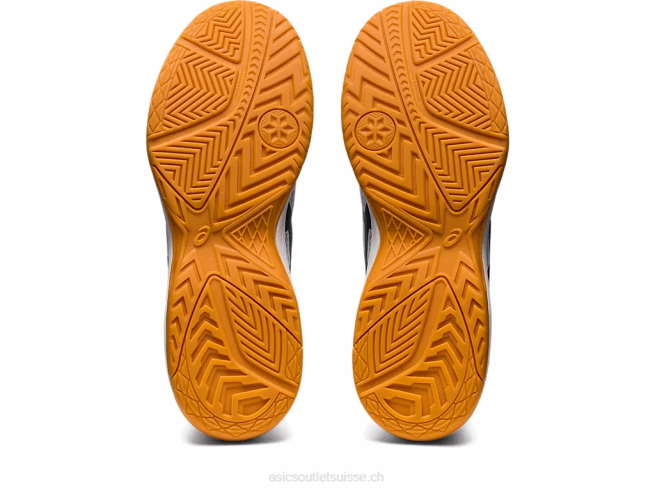 en cour 5 blanc/bleu indigo Asics L6N0K424