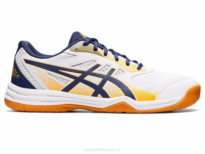 en cour 5 blanc/océan profond Asics L6N0K1158