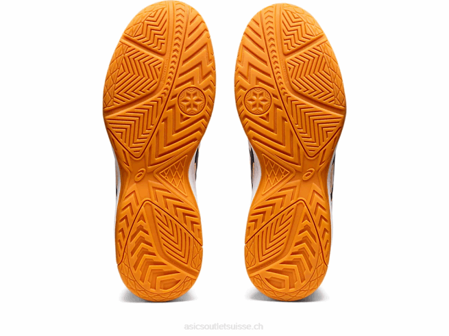 en cour 5 blanc/océan profond Asics L6N0K1158