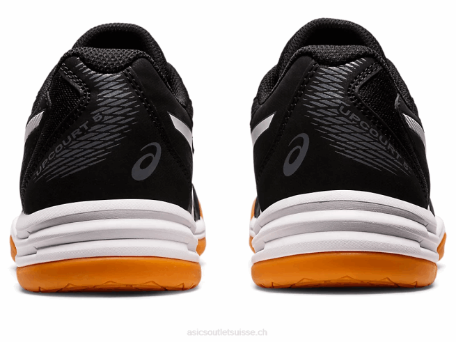 en cour 5 noir blanc Asics L6N0K1200