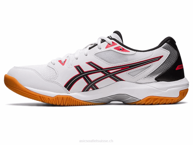 gel-fusée 10 blanc/rouge classique Asics L6N0K31