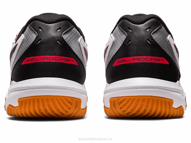 gel-fusée 10 blanc/rouge classique Asics L6N0K31