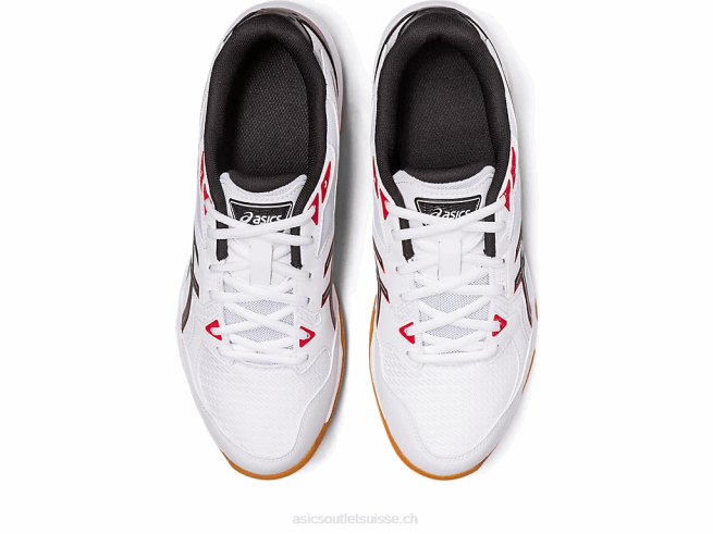 gel-fusée 10 blanc/rouge classique Asics L6N0K31