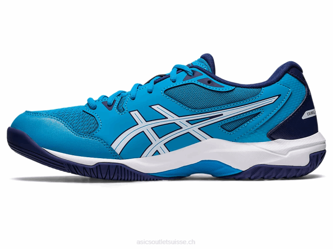 gel-fusée 10 bleu île/blanc Asics L6N0K461