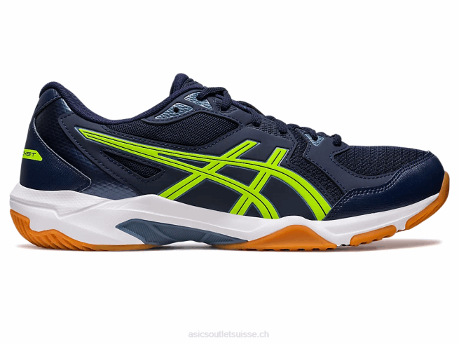 gel-fusée 10 minuit/vert danger Asics L6N0K407