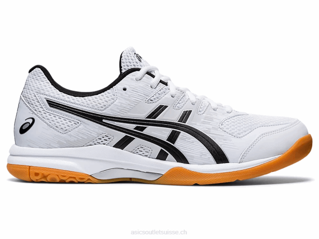 gel-plus loin blanc noir Asics L6N0K2016
