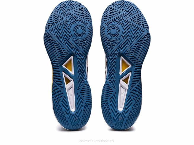 gel-tactique blanc/océan profond Asics L6N0K1132