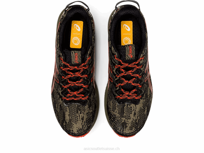 fuji lite 3 manteau vert/tomate cerise Asics L6N0K735