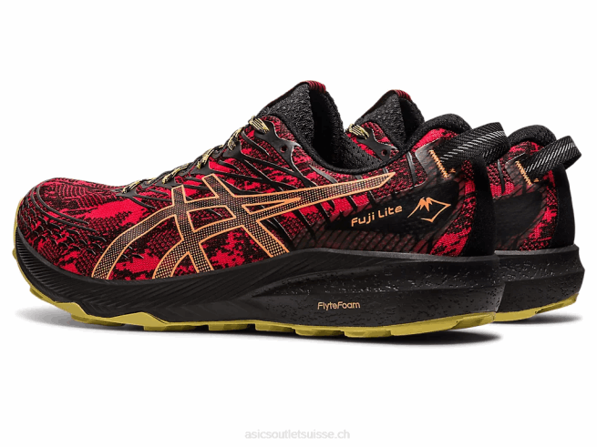 fuji lite 3 rouge électrique/noir Asics L6N0K620
