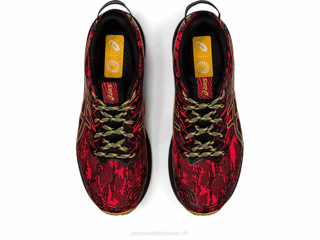 fuji lite 3 rouge électrique/noir Asics L6N0K620