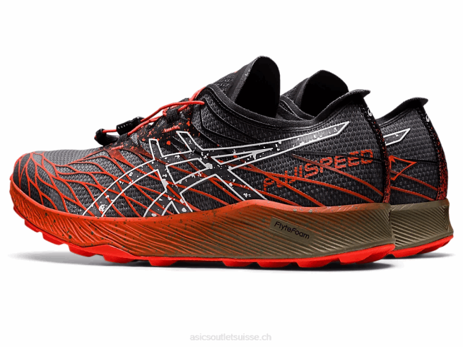 fujispeed tomate noire/cerise Asics L6N0K976