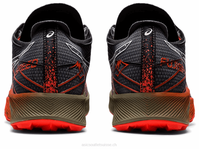 fujispeed tomate noire/cerise Asics L6N0K976