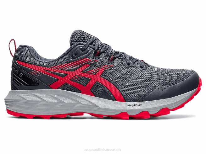 gel-sonoma 6 gris porteur/rouge électrique Asics L6N0K1777