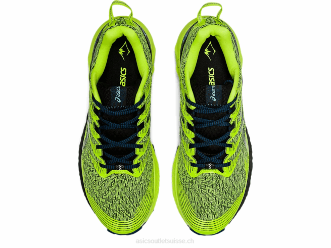 gel-trabuco 10 danger vert/noir Asics L6N0K655