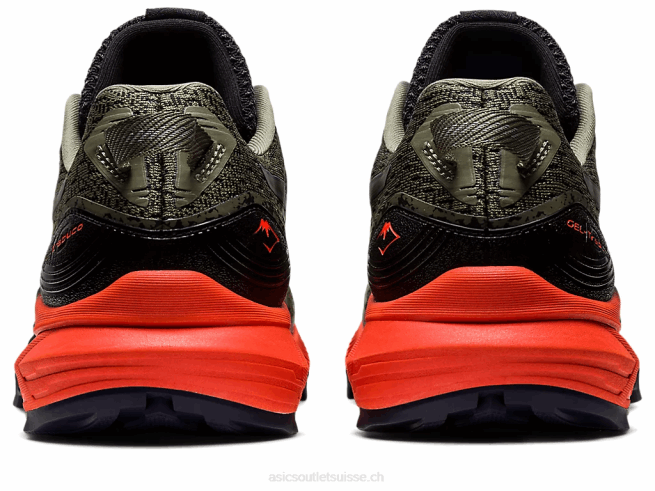 gel-trabuco 10 manteau vert/minuit Asics L6N0K599