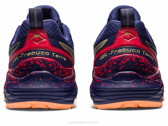 gel-trabuco terra bleu indigo/huile d'olive Asics L6N0K637