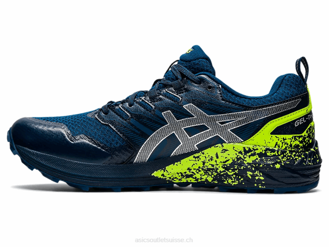 gel-trabuco terra bleu mako/argent pur Asics L6N0K1586