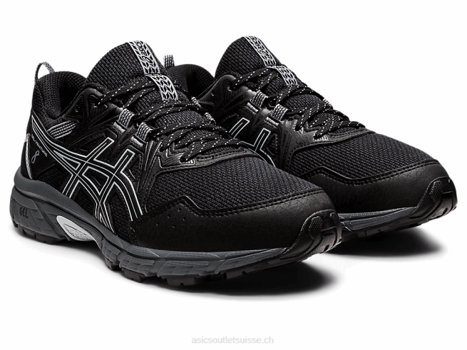 gel-venture 8(d) noir/gris piémont Asics L6N0K1520