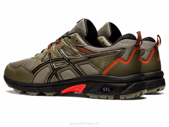 gel-venture 8 manteau vert/noir Asics L6N0K924