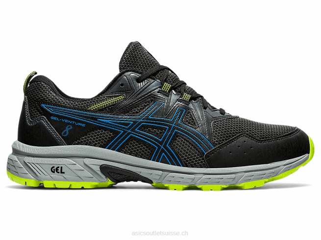 gel-venture 8 noir/bleu directoire Asics L6N0K1557