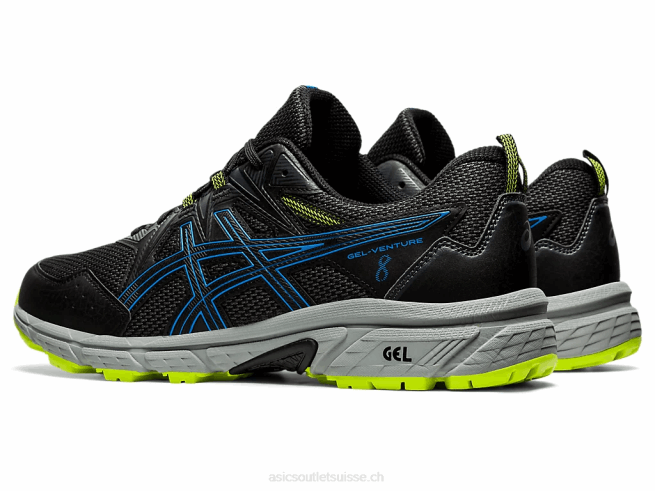 gel-venture 8 noir/bleu directoire Asics L6N0K1557