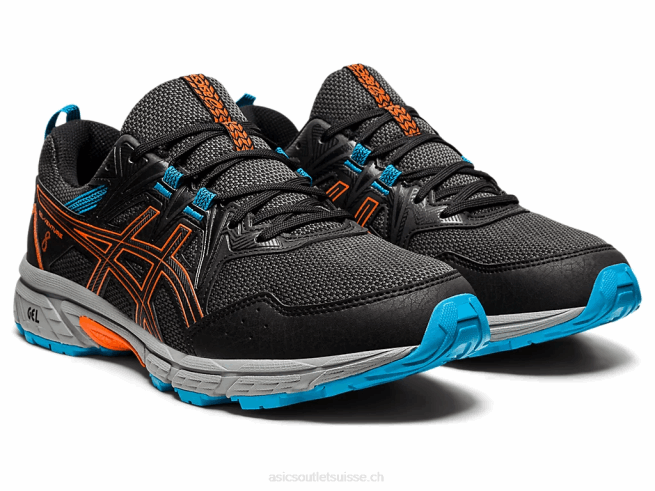 gel-venture 8 noir/orange souci Asics L6N0K1898