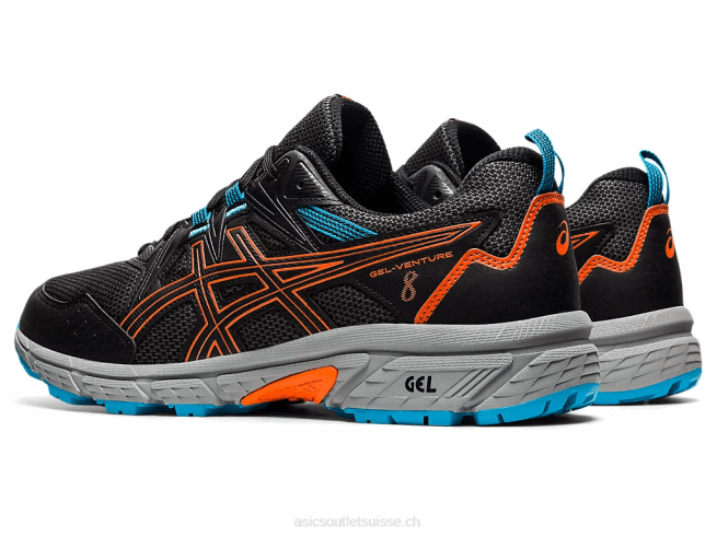 gel-venture 8 noir/orange souci Asics L6N0K1898