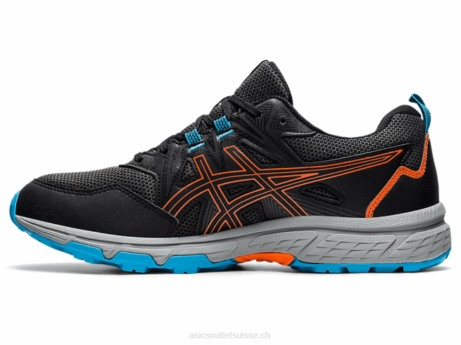 gel-venture 8 noir/orange souci Asics L6N0K1898