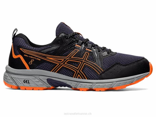 gel-venture 8 noir/orange vif Asics L6N0K1490