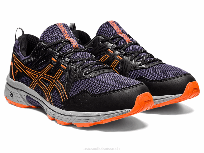 gel-venture 8 noir/orange vif Asics L6N0K1490