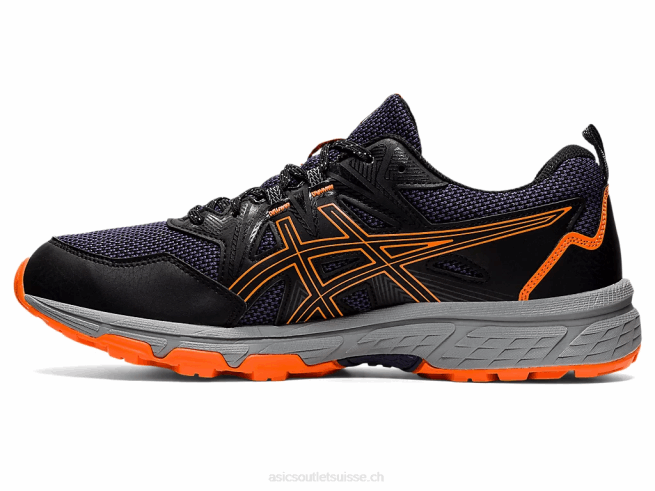 gel-venture 8 noir/orange vif Asics L6N0K1490
