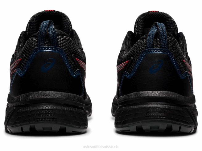 gel-venture 8 noir/rouge feu Asics L6N0K1488