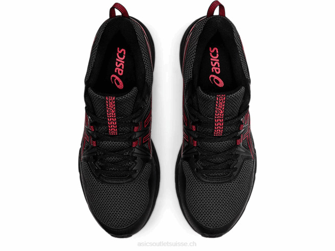 gel-venture 8 noir/rouge électrique Asics L6N0K1621
