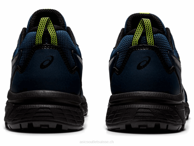 poinçon gel-venture 8 bleu français/jaune de sécurité Asics L6N0K1628