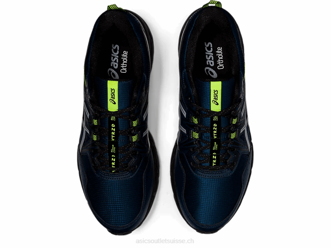 poinçon gel-venture 8 bleu français/jaune de sécurité Asics L6N0K1628