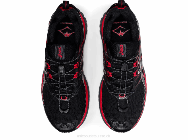 trabuco max noir/rouge électrique Asics L6N0K1862
