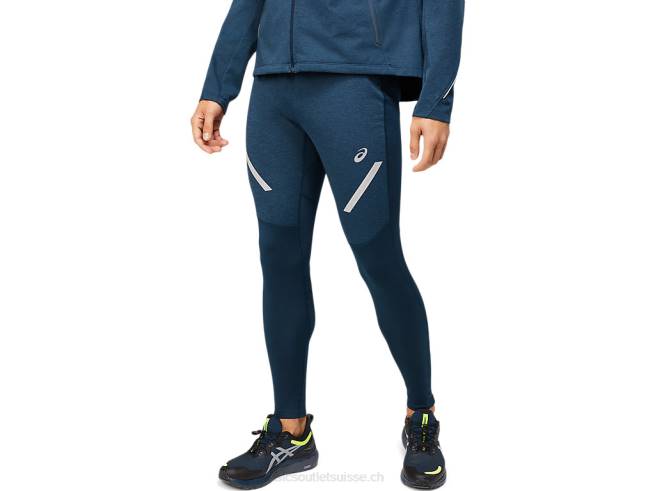 collant d'hiver lite-show pour hommes bleu français Asics L6N0K1641