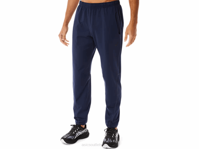 pantalon en maille brossée pour hommes minuit Asics L6N0K754