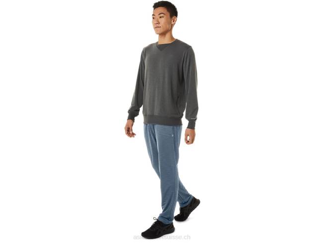 pantalon fp homme teinture spatiale bleu acier Asics L6N0K38