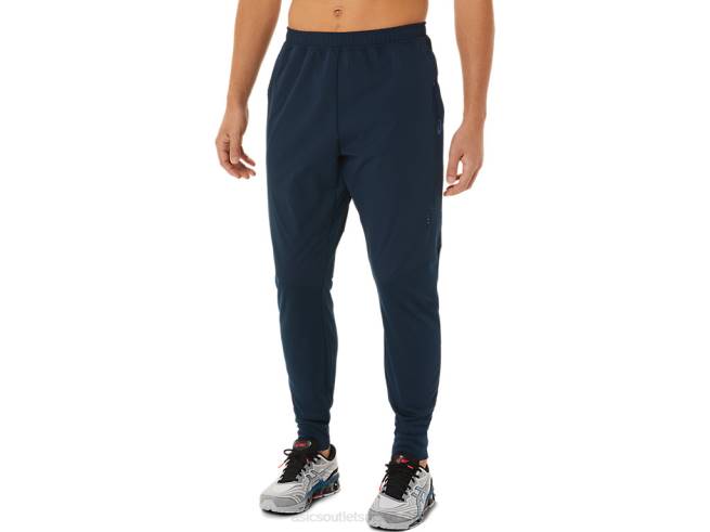 pantalon hybride homme bleu français Asics L6N0K1431